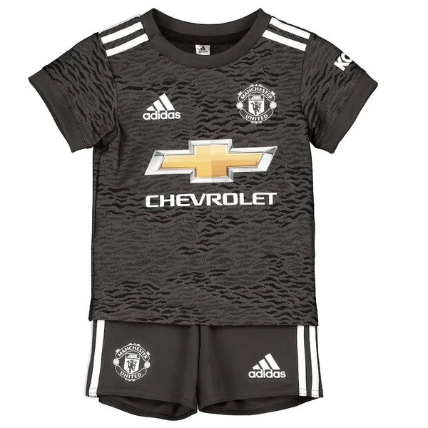 Camiseta Manchester United 2ª Niños 2020-2021 Negro